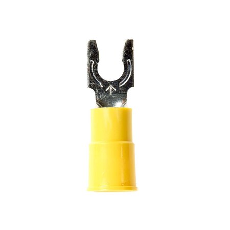 3M Scotchlok Fork Vinyl Insulated, MV10-8FX, wider-tongue design for use on free-standing studs, 50PK 7010351173